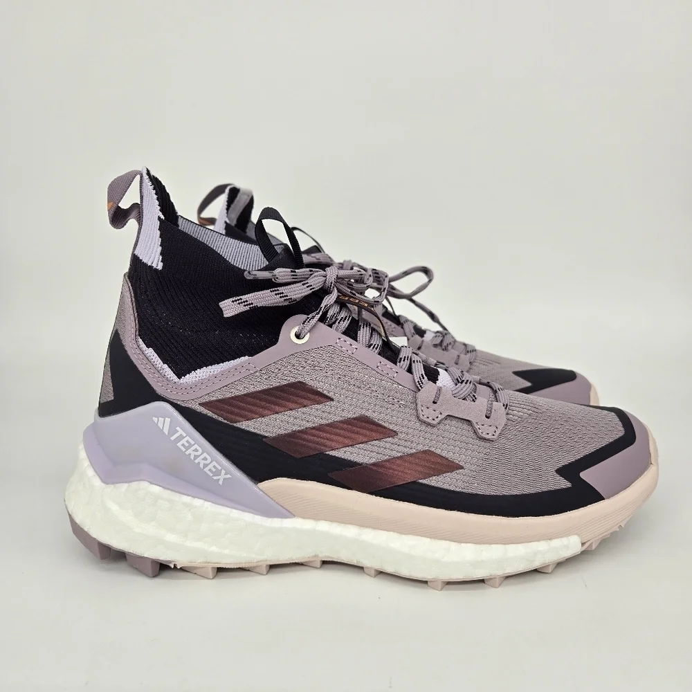 New adidas Terrex Free Hiker 2 Preloved Fig Women's Trail Running Shoes Size 8.5